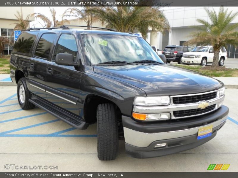 Dark Gray Metallic / Gray/Dark Charcoal 2005 Chevrolet Suburban 1500 LS