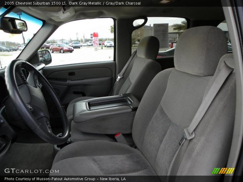 Dark Gray Metallic / Gray/Dark Charcoal 2005 Chevrolet Suburban 1500 LS