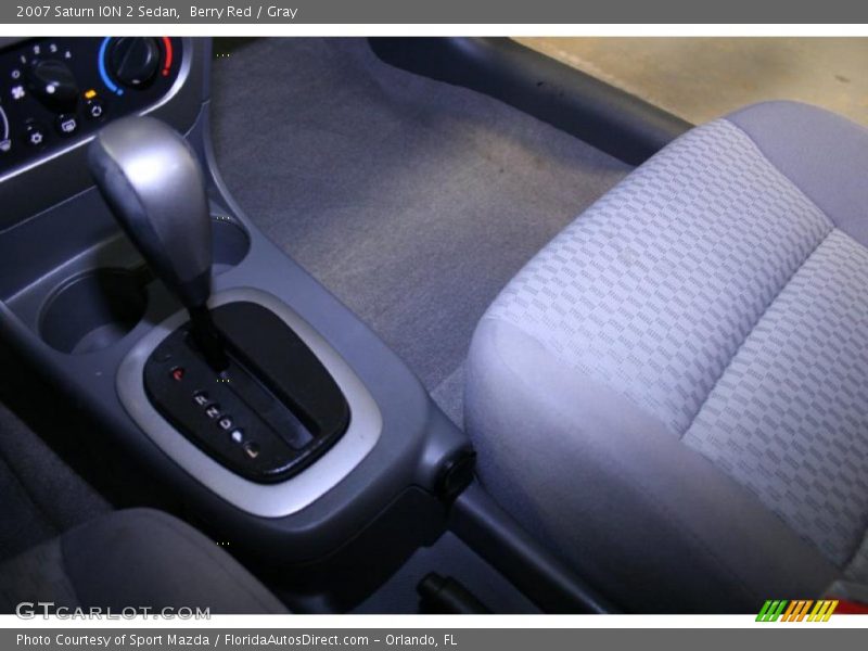 Berry Red / Gray 2007 Saturn ION 2 Sedan