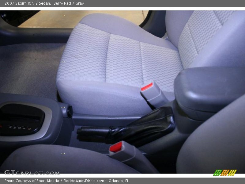 Berry Red / Gray 2007 Saturn ION 2 Sedan