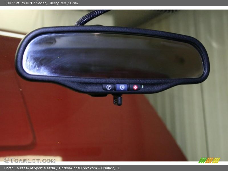 Berry Red / Gray 2007 Saturn ION 2 Sedan