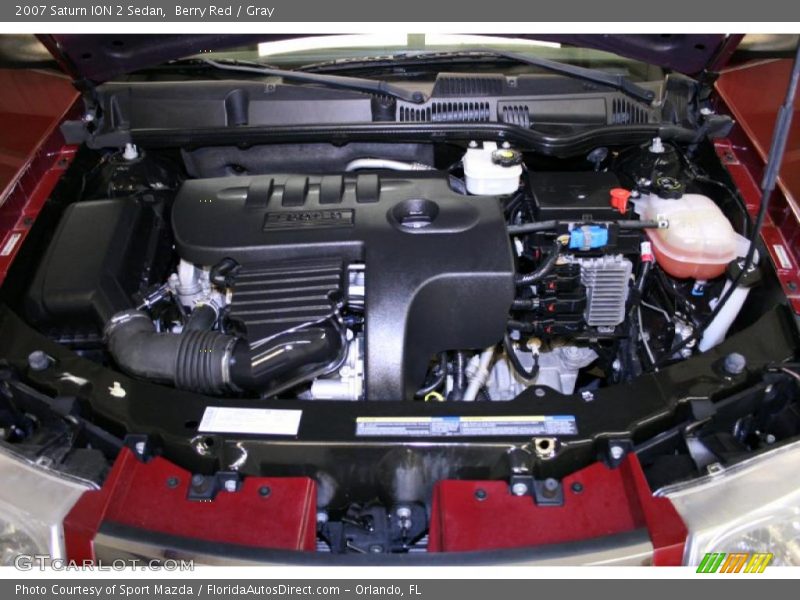 Berry Red / Gray 2007 Saturn ION 2 Sedan
