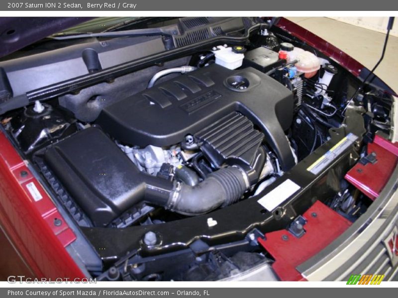 Berry Red / Gray 2007 Saturn ION 2 Sedan
