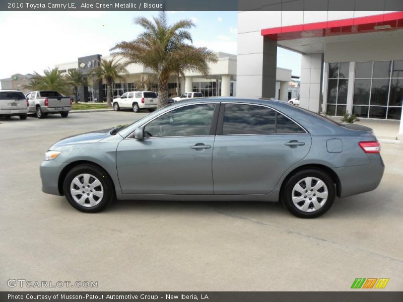 Aloe Green Metallic / Bisque 2010 Toyota Camry LE