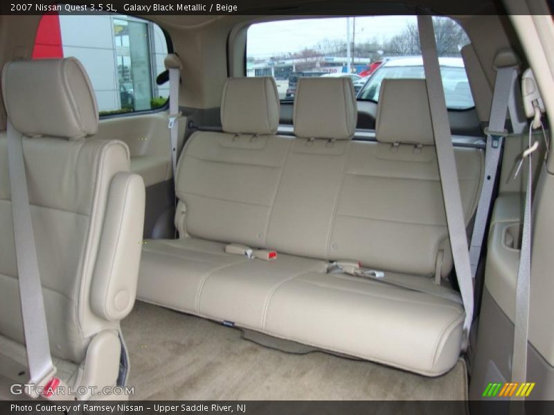 Galaxy Black Metallic / Beige 2007 Nissan Quest 3.5 SL