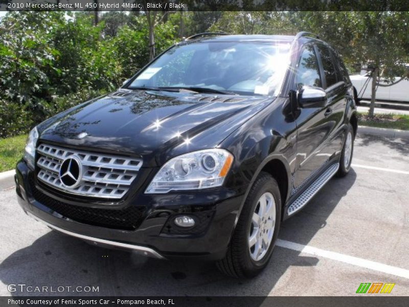 Black / Black 2010 Mercedes-Benz ML 450 Hybrid 4Matic