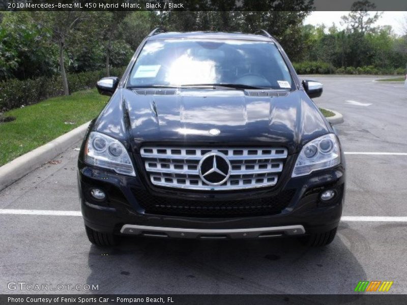 Black / Black 2010 Mercedes-Benz ML 450 Hybrid 4Matic