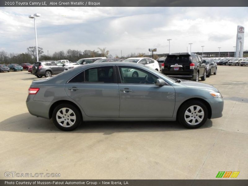 Aloe Green Metallic / Bisque 2010 Toyota Camry LE