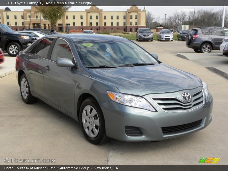 Aloe Green Metallic / Bisque 2010 Toyota Camry LE