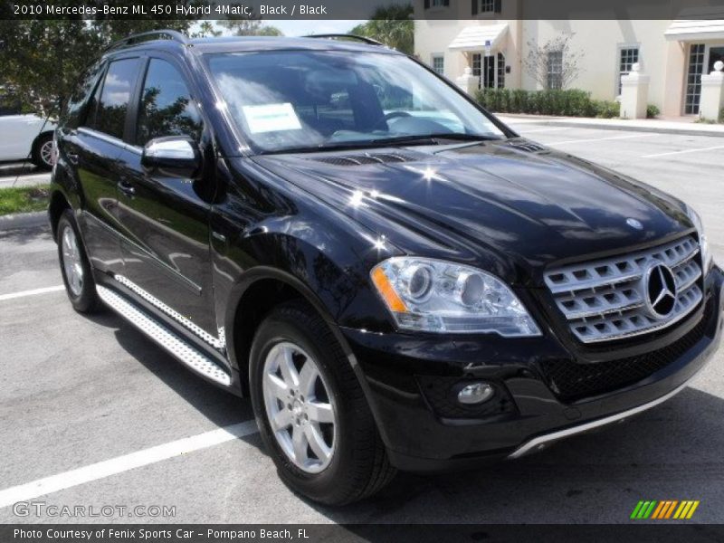 Black / Black 2010 Mercedes-Benz ML 450 Hybrid 4Matic