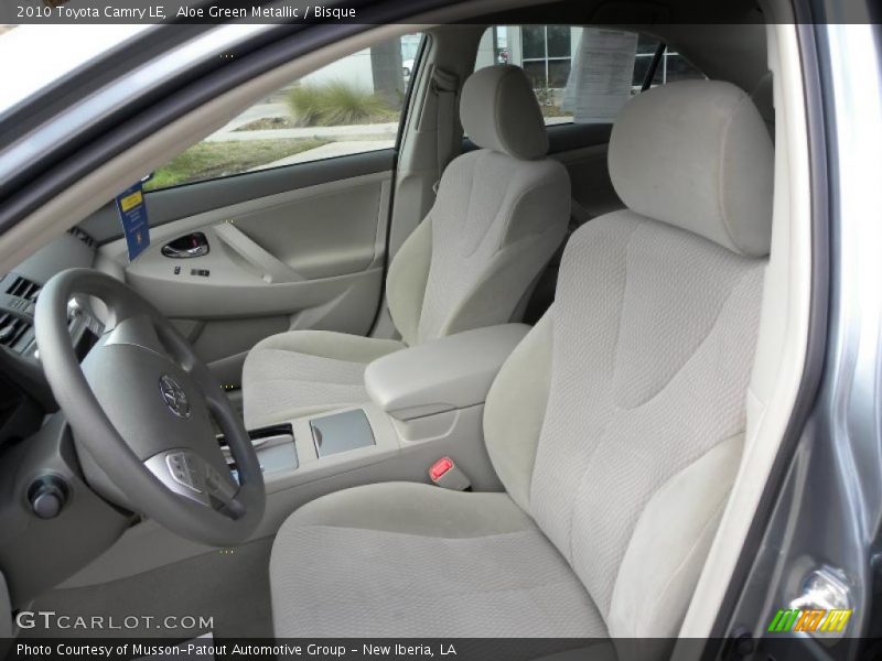 Aloe Green Metallic / Bisque 2010 Toyota Camry LE