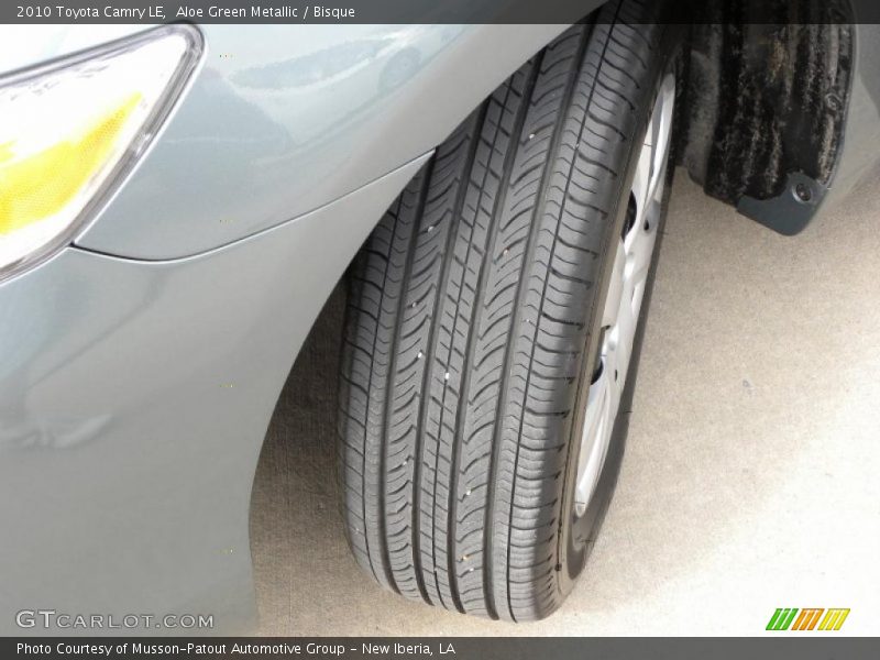 Aloe Green Metallic / Bisque 2010 Toyota Camry LE