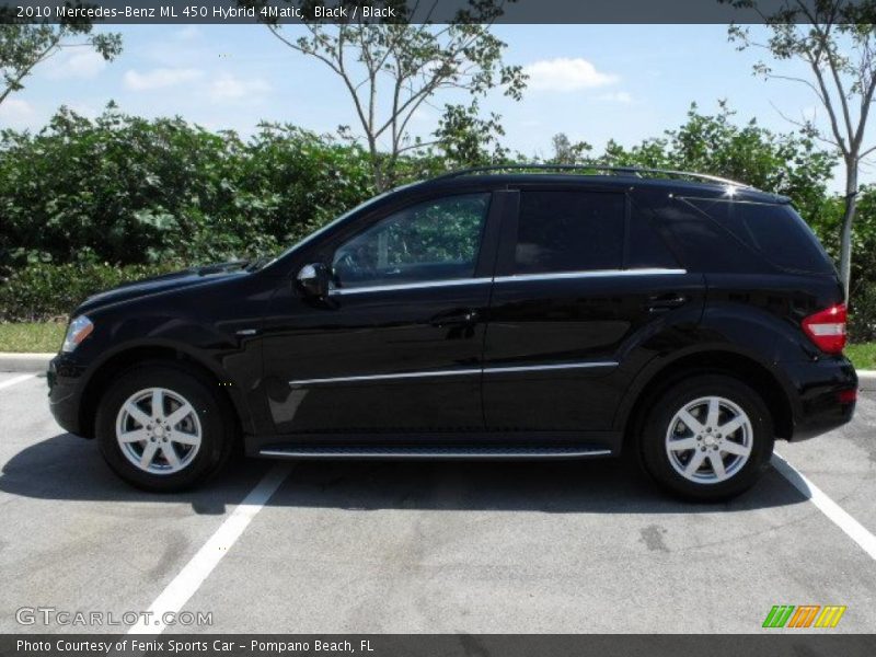 Black / Black 2010 Mercedes-Benz ML 450 Hybrid 4Matic