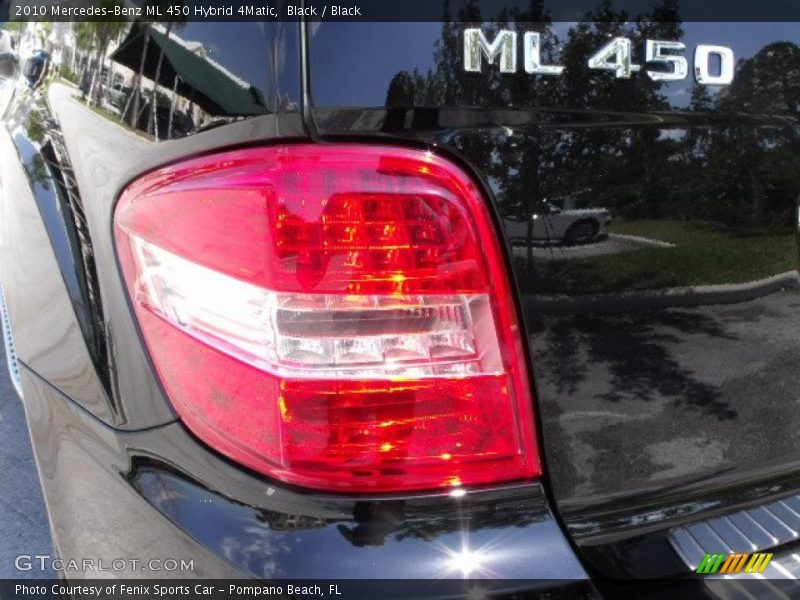 Black / Black 2010 Mercedes-Benz ML 450 Hybrid 4Matic