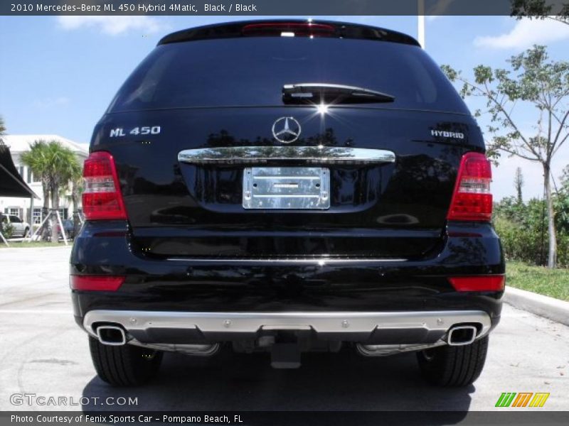 Black / Black 2010 Mercedes-Benz ML 450 Hybrid 4Matic