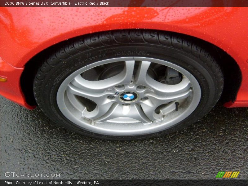 Electric Red / Black 2006 BMW 3 Series 330i Convertible