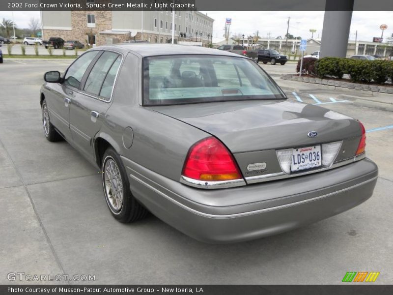 Spruce Green Metallic / Light Graphite 2002 Ford Crown Victoria