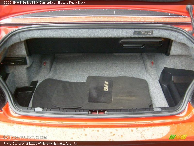 Electric Red / Black 2006 BMW 3 Series 330i Convertible