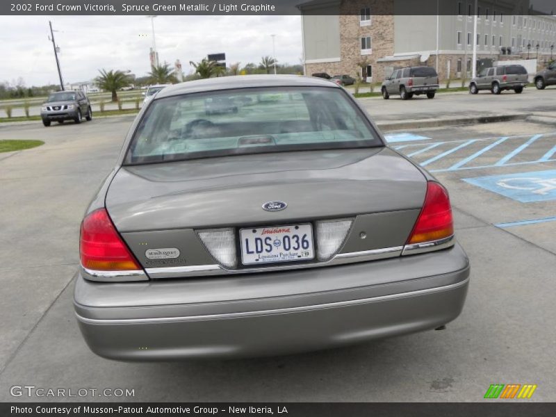 Spruce Green Metallic / Light Graphite 2002 Ford Crown Victoria