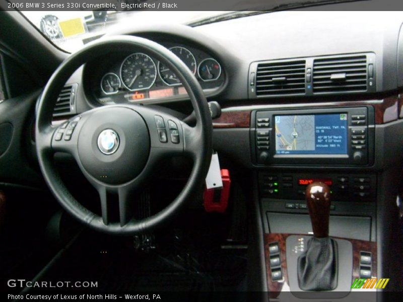 Electric Red / Black 2006 BMW 3 Series 330i Convertible