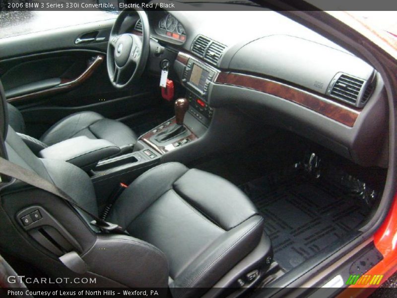 Electric Red / Black 2006 BMW 3 Series 330i Convertible