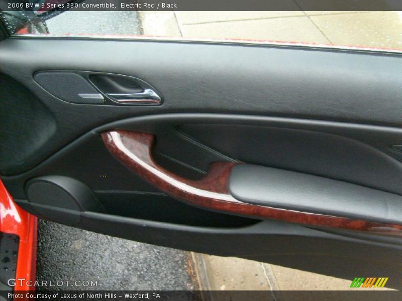 Electric Red / Black 2006 BMW 3 Series 330i Convertible