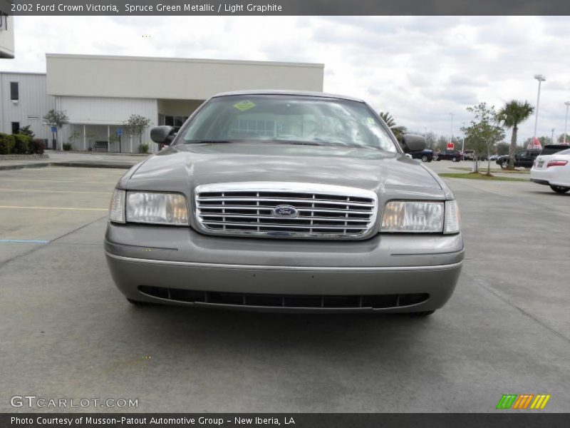 Spruce Green Metallic / Light Graphite 2002 Ford Crown Victoria