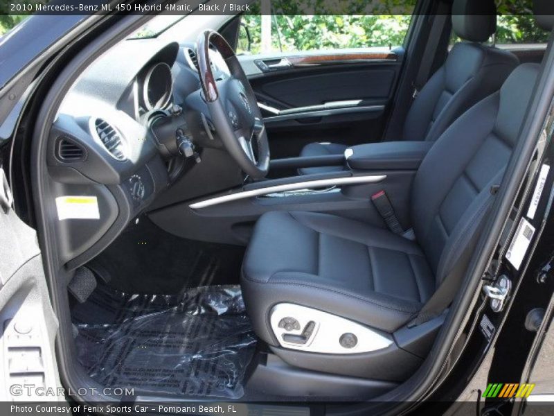 Black / Black 2010 Mercedes-Benz ML 450 Hybrid 4Matic