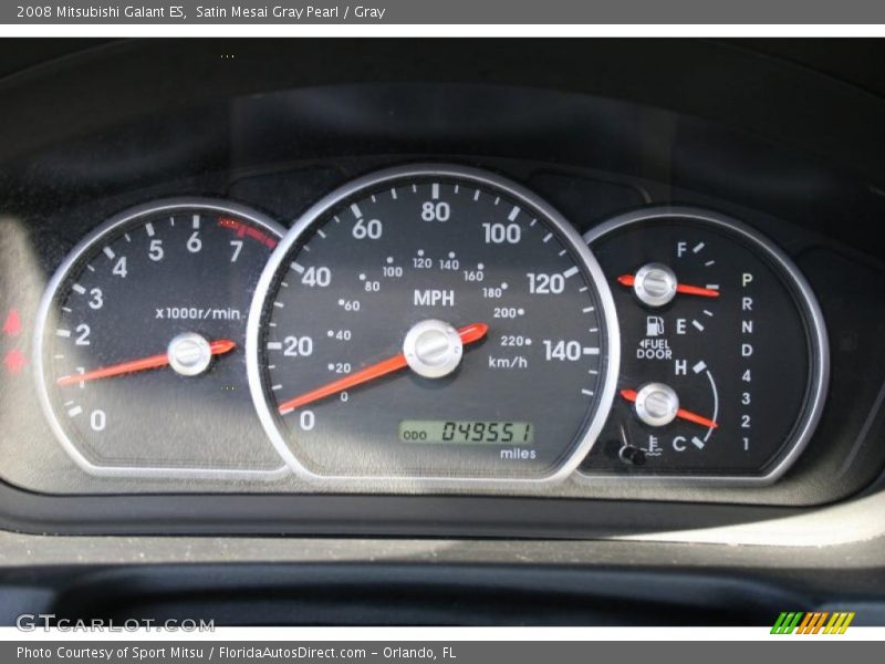 Satin Mesai Gray Pearl / Gray 2008 Mitsubishi Galant ES