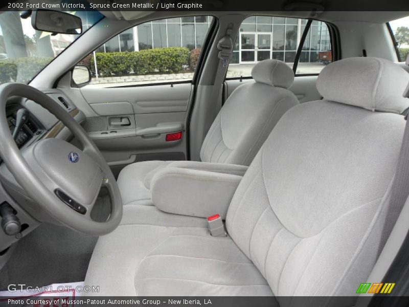 Spruce Green Metallic / Light Graphite 2002 Ford Crown Victoria