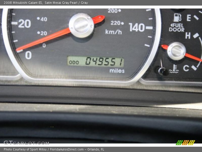 Satin Mesai Gray Pearl / Gray 2008 Mitsubishi Galant ES