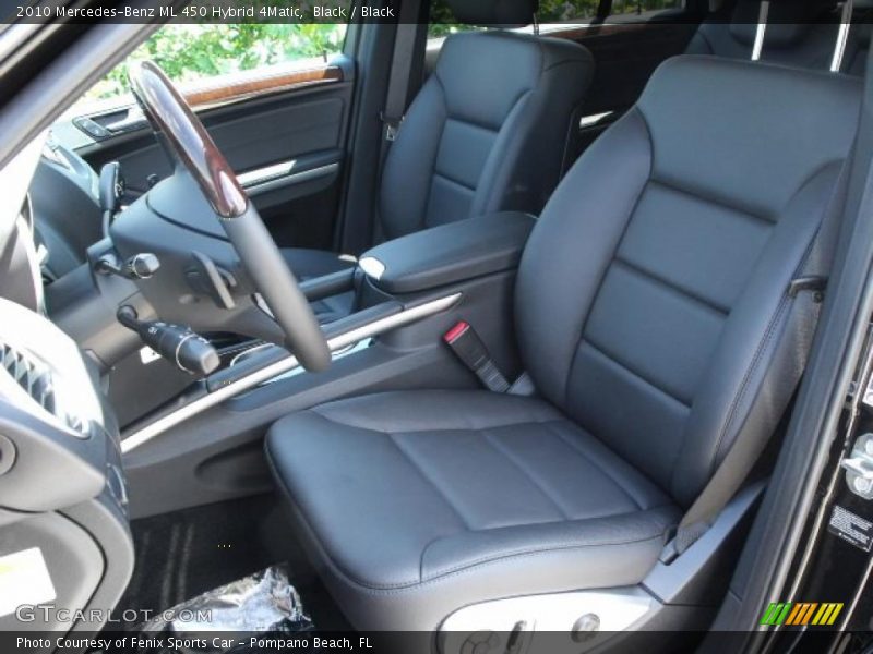 Black / Black 2010 Mercedes-Benz ML 450 Hybrid 4Matic