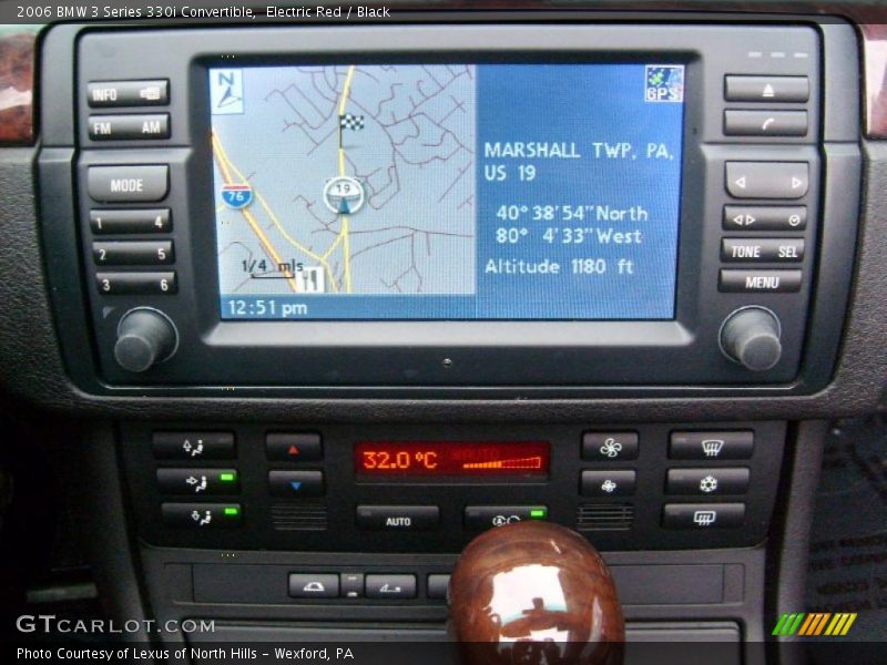 Electric Red / Black 2006 BMW 3 Series 330i Convertible