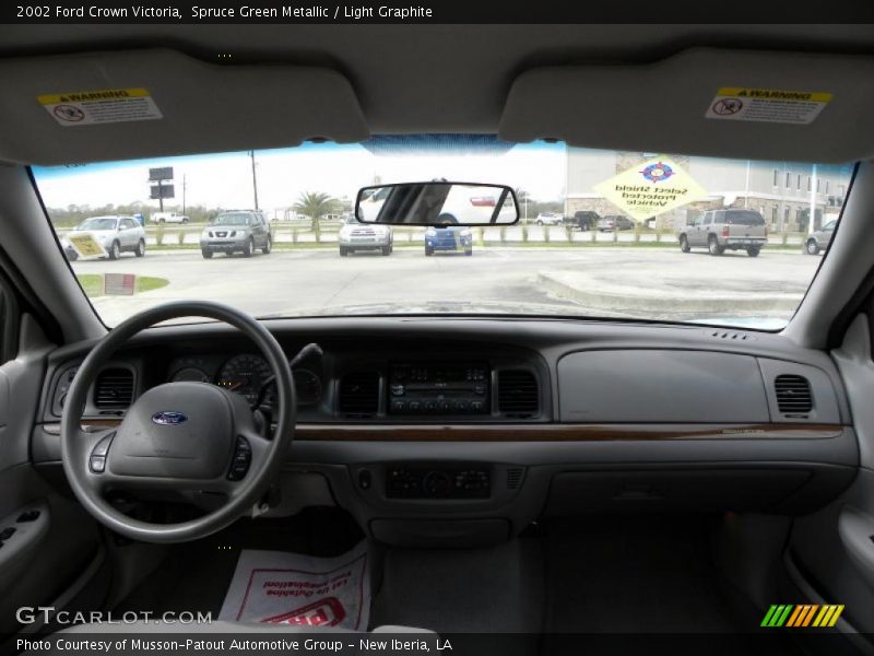 Spruce Green Metallic / Light Graphite 2002 Ford Crown Victoria