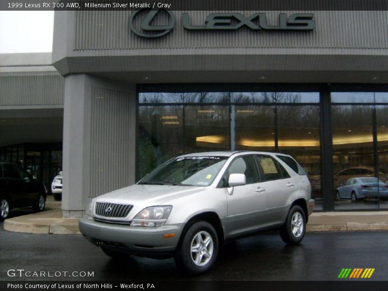 Millenium Silver Metallic / Gray 1999 Lexus RX 300 AWD