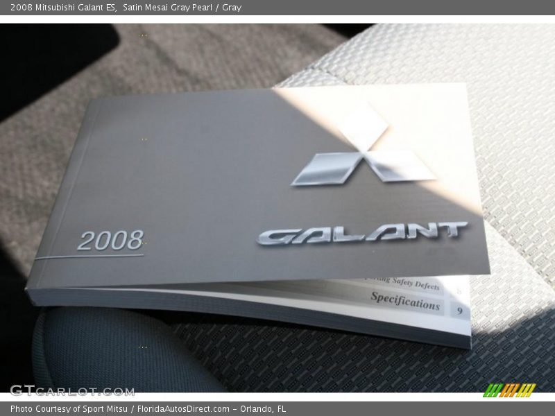 Satin Mesai Gray Pearl / Gray 2008 Mitsubishi Galant ES