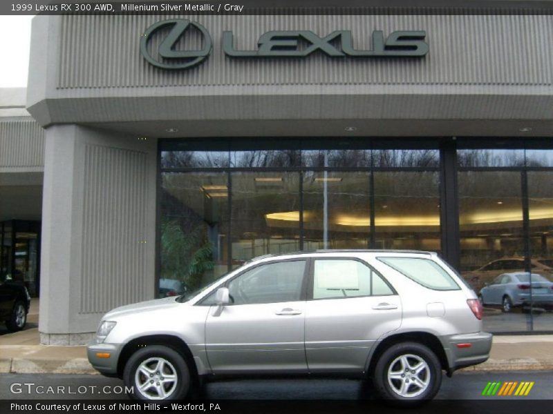 Millenium Silver Metallic / Gray 1999 Lexus RX 300 AWD