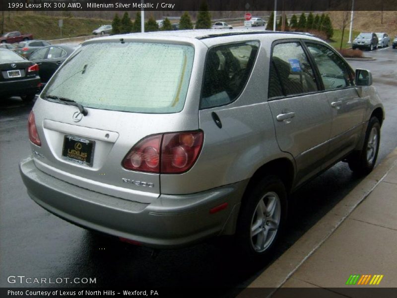 Millenium Silver Metallic / Gray 1999 Lexus RX 300 AWD