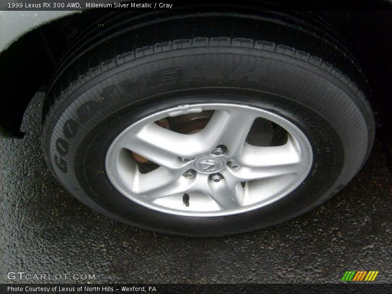 Millenium Silver Metallic / Gray 1999 Lexus RX 300 AWD