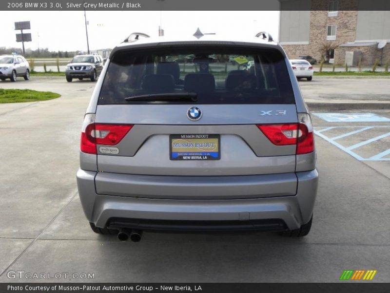 Silver Grey Metallic / Black 2006 BMW X3 3.0i