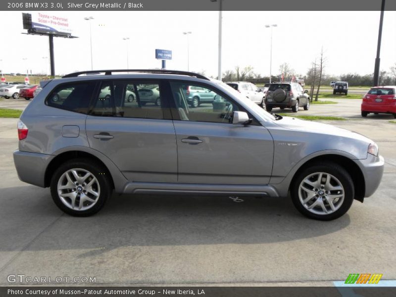 Silver Grey Metallic / Black 2006 BMW X3 3.0i