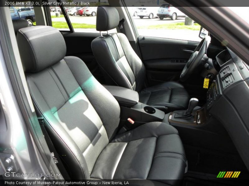 Silver Grey Metallic / Black 2006 BMW X3 3.0i