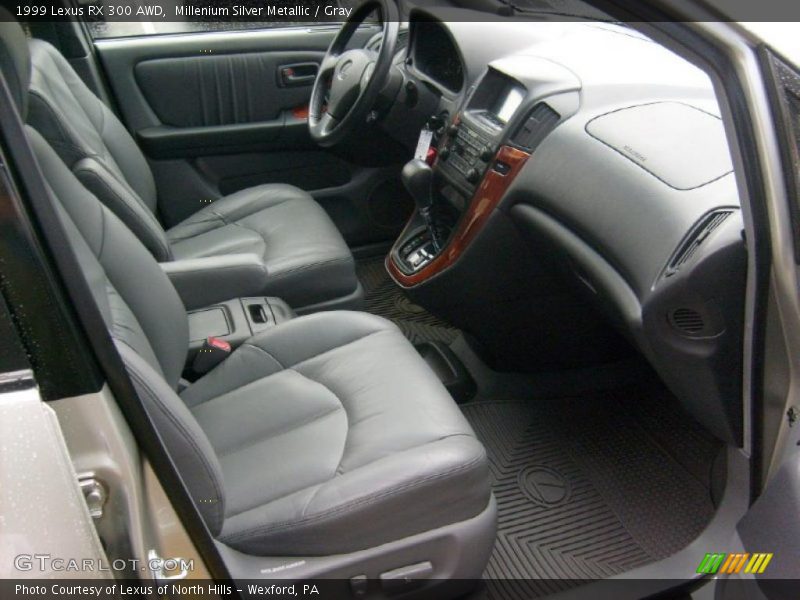 Millenium Silver Metallic / Gray 1999 Lexus RX 300 AWD