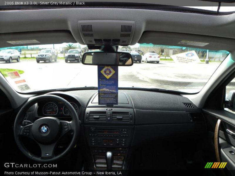 Silver Grey Metallic / Black 2006 BMW X3 3.0i