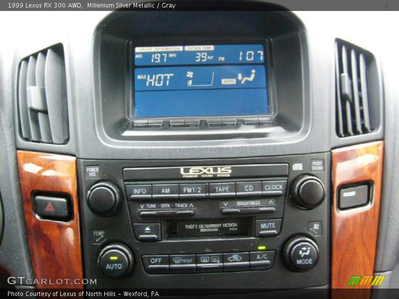 Millenium Silver Metallic / Gray 1999 Lexus RX 300 AWD