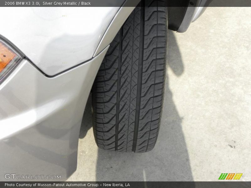 Silver Grey Metallic / Black 2006 BMW X3 3.0i