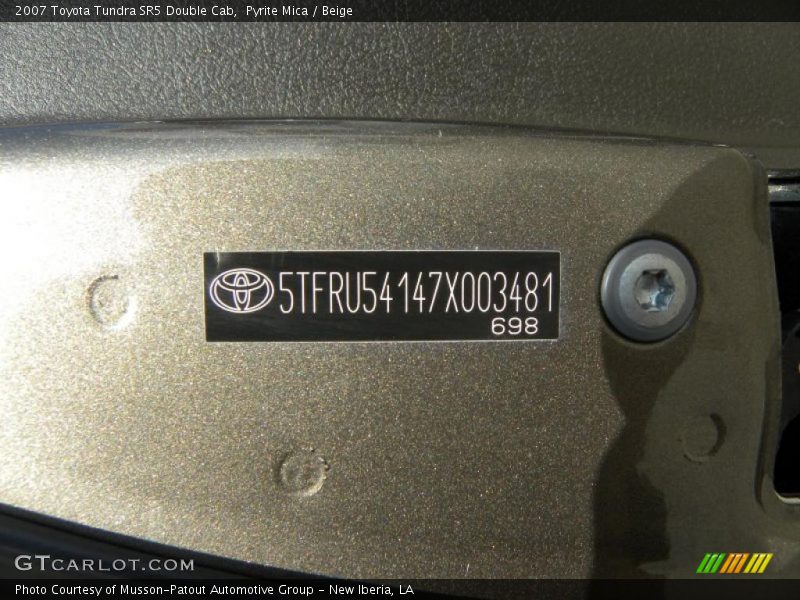 Pyrite Mica / Beige 2007 Toyota Tundra SR5 Double Cab