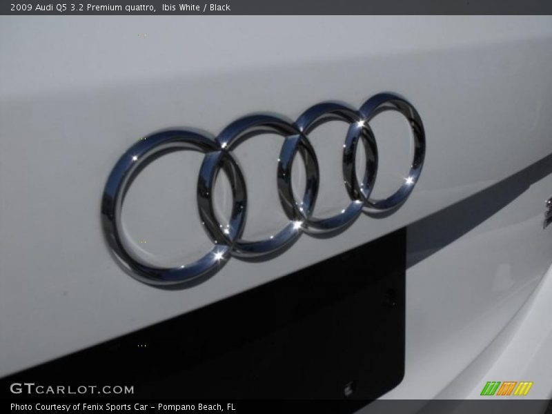 Ibis White / Black 2009 Audi Q5 3.2 Premium quattro