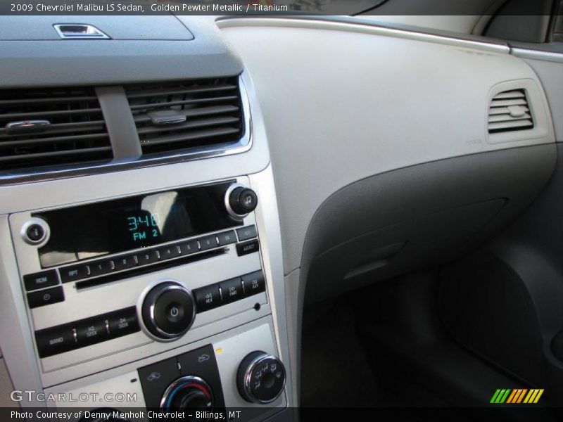 Golden Pewter Metallic / Titanium 2009 Chevrolet Malibu LS Sedan