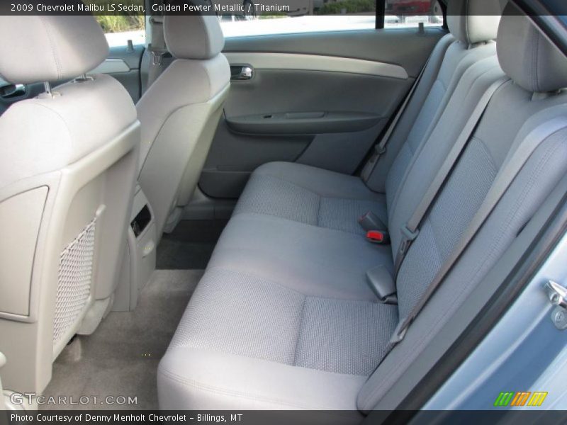 Golden Pewter Metallic / Titanium 2009 Chevrolet Malibu LS Sedan